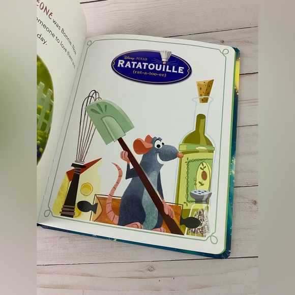 My First Bedtime Storybook Disney Pixar Padded Hardcover Up Ratatouille Nemo - Picture 10 of 12
